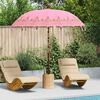 vidaXL Balinesisk Parasol Lyser&oslash;d 215 x 215 x 260 cm