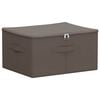 vidaXL Opbevaringskasse Ikke-v&aelig;vet stof 43 x 34 x 23 cm 33,6 L Gr&aring;