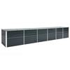 vidaXL forh&oslash;jet plantekasse 480x80x77 cm galvaniseret st&aring;l antracitgr&aring;