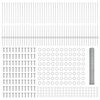 vidaXL Hegn med post S&oslash;lv 1 x 100 m St&aring;l