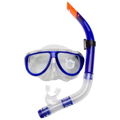 Waimea senior-dykkermaske med snorkel 88DI koboltblå