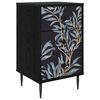 vidaXL Natskab DOKKUM Sort eg 36 x 33 x 61 cm Konstrueret tr&aelig;