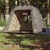 vidaXL 4-personers fisketelt quick-release camouflage