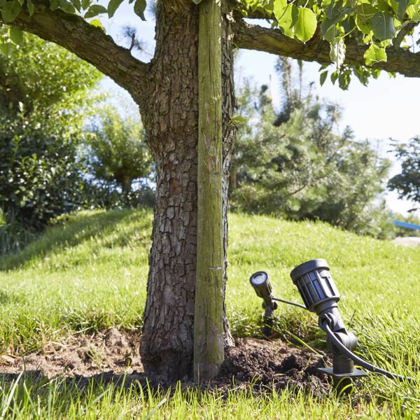 Luxform LED havespots Dominica 2 stk. sort LUX9522D.01