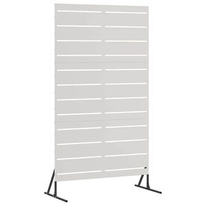 vidaXL Privatlivssk&aelig;rm 100 x 50 x 180 cm Rustfrit st&aring;l S&oslash;lv