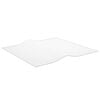 vidaXL bordbeskytter 70x70 cm 1,6 mm PVC mat