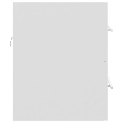 vidaXL vaskeskab 60x38,5x48 cm spånplade hvid
