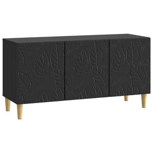 vidaXL TV-skab 99 x 34,5 x 50 cm Sort Konstrueret tr&aelig;