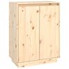 vidaXL skoreol 60x35x80 cm massivt fyrretr&aelig;