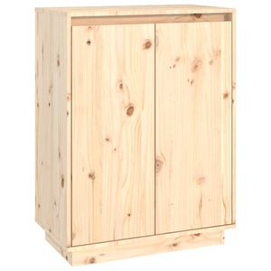 vidaXL skoreol 60x35x80 cm massivt fyrretr&aelig;