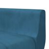 vidaXL L-formet sovesofa 275x140x70 cm velour bl&aring;