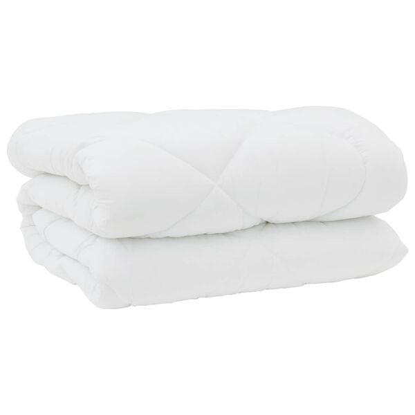 vidaXL Vinter dyne med pude 3 pcs Hvid Microfiber