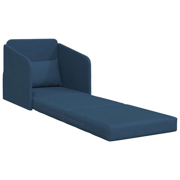 vidaXL Sovesofa 60cm Bl&aring; Stof