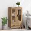 vidaXL Highboard Artisan Egetr&aelig; 69,5 x 31 x 115 cm Konstrueret tr&aelig;