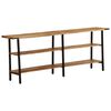 vidaXL konsolbord 180x35x70 cm massivt mangotr&aelig;