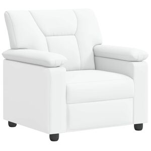 vidaXL Sofa Hvid 91 x 85 x 93 cm Kunstl&aelig;der