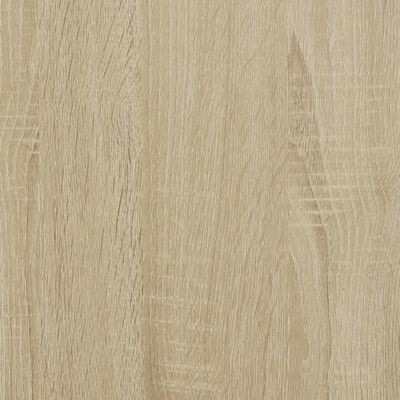 vidaXL møbelsæt til badeværelse 4 dele konstrueret træ sonoma-eg