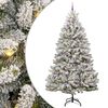 vidaXL Kunstigt juletr&aelig; 270 cm 300 LED'er Varm hvid PVC og St&aring;l