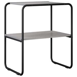vidaXL Konsolbord Gr&aring; Sonoma 60 x 42,5 x 70 cm Konstrueret tr&aelig;