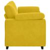 vidaXL elskovssofa 140 cm fl&oslash;jl gul