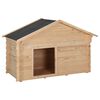 vidaXL hundehus 145x70x100,6 cm 14 mm massivt fyrretr&aelig;