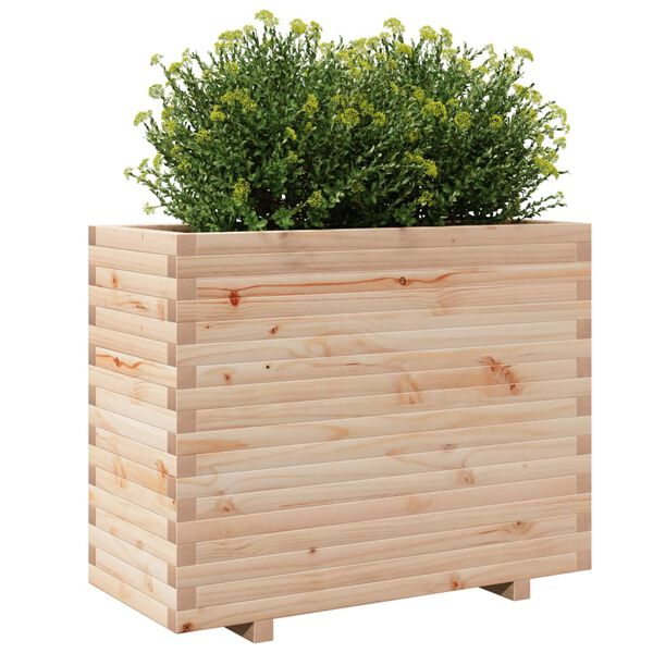 vidaXL plantekasse 90x40x72,5 cm massivt fyrretr&aelig;