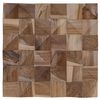 vidaXL V&aelig;gpanel 11 stk. Naturfarvet 30 x 30 x 2 cm