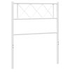 vidaXL udskiftningsgavl 100 cm metal hvid