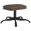 vidaXL fodskammel 60x60x36 cm stof gr&aring;brun