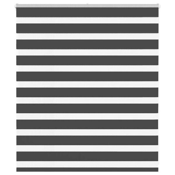 vidaXL zebragardin sort 120x100 cm stofbredde 115,9 cm polyester