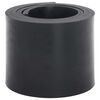 vidaXL gummikant til sneplov 150x15x1 cm sort