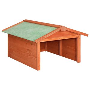 vidaXL skur til robotpl&aelig;neklipper 72x87x50 cm massivt fyrretr&aelig;