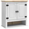 vidaXL H&aelig;ngeskab CORONA Hvid 70 x 33 x 71,5 cm Massivt fyrretr&aelig;