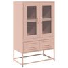 vidaXL skab 68x39x111,5 cm st&aring;l lyser&oslash;d