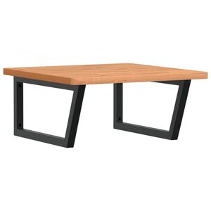 vidaXL badev&aelig;relseshylde st&aring;l og massivt b&oslash;getr&aelig;