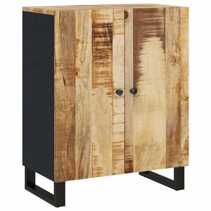 vidaXL sk&aelig;nk 60x33x75 cm massivt mangotr&aelig;