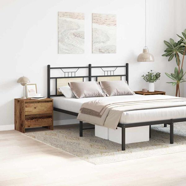 vidaXL Natskab 2 pcs Gammelt tr&aelig; 45 x 34 x 44,5 cm Konstrueret tr&aelig;