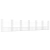 vidaXL gabionkurv med 7 stolper 740x20x150 cm U-facon jern