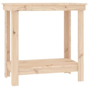 vidaXL arbejdsbord 80x50x80 cm massivt fyrretr&aelig;