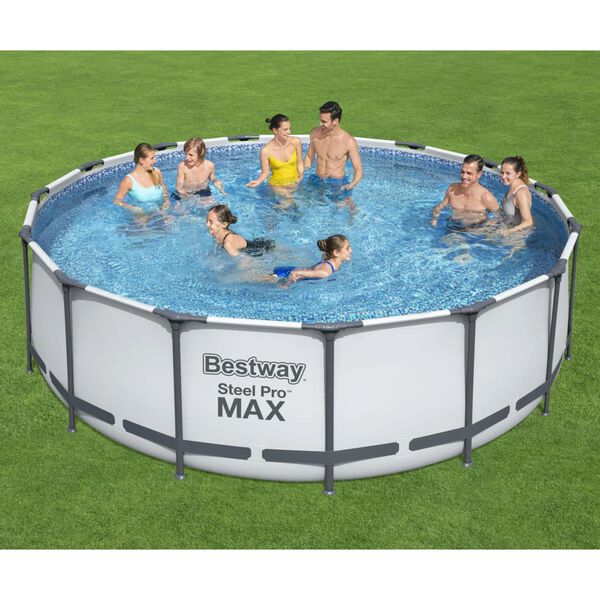 Bestway Steel Pro MAX swimmingpools&aelig;t 457x122 cm rund