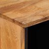 vidaXL Sideboard med d&oslash;r Naturfarvet 80 x 33 x 75 cm Massivt mangotr&aelig;