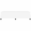 vidaXL Sengestel med madras Hvid 80 x 200 cm Stof