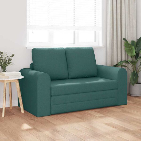 vidaXL Sovesofa 60cm M&oslash;rkegr&oslash;n Stof