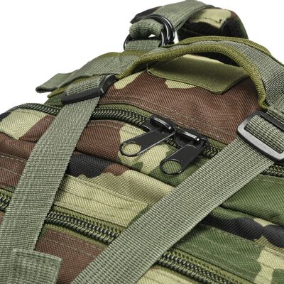 vidaXL rygsæk i militærstil 50 l camouflage