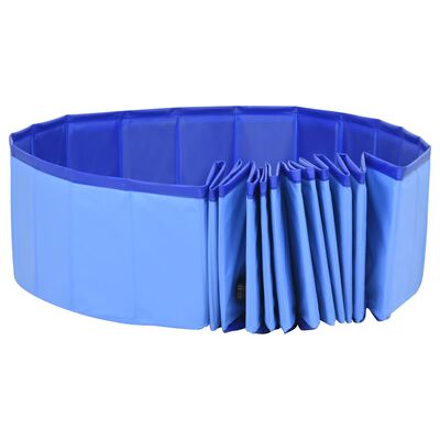 vidaXL foldbart hundebassin 300x40 cm PVC blå