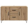 vidaXL Sideboard Artisan Egetr&aelig; 100 x 36 x 60 cm Konstrueret tr&aelig;