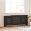 vidaXL radiatorskjuler 205 cm MDF sort