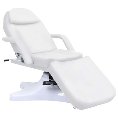 vidaXL massagebord 180x62x(86,5-118) cm hvid