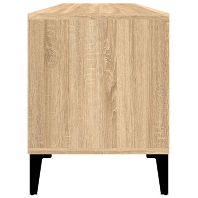 vidaXL tv-bord 100x34,5x44,5 cm konstrueret træ sonoma-eg