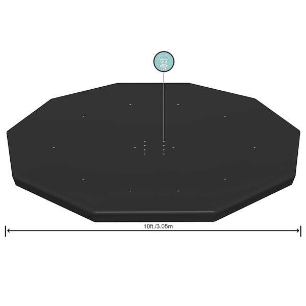 Bestway poolovertr&aelig;k Flowclear 305 cm